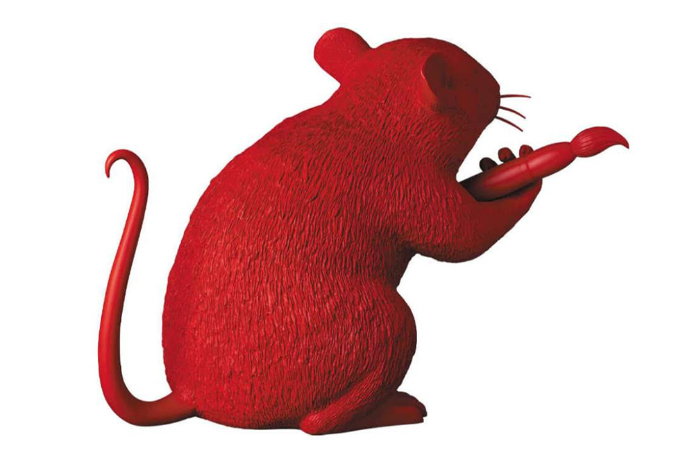 Banksy（バンクシー） LOVE RAT（RED Ver）がご購入いただけます ー