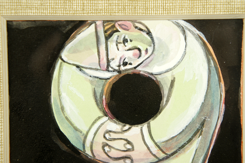 永島慎二画額「道化の時節」 | Natsume Books