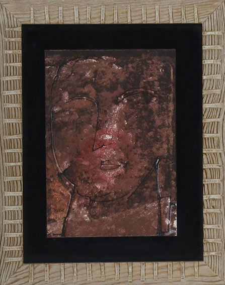 Tetsuo Mizu / ミズテツオ（水島哲雄）画額「顔」 | Natsume Books