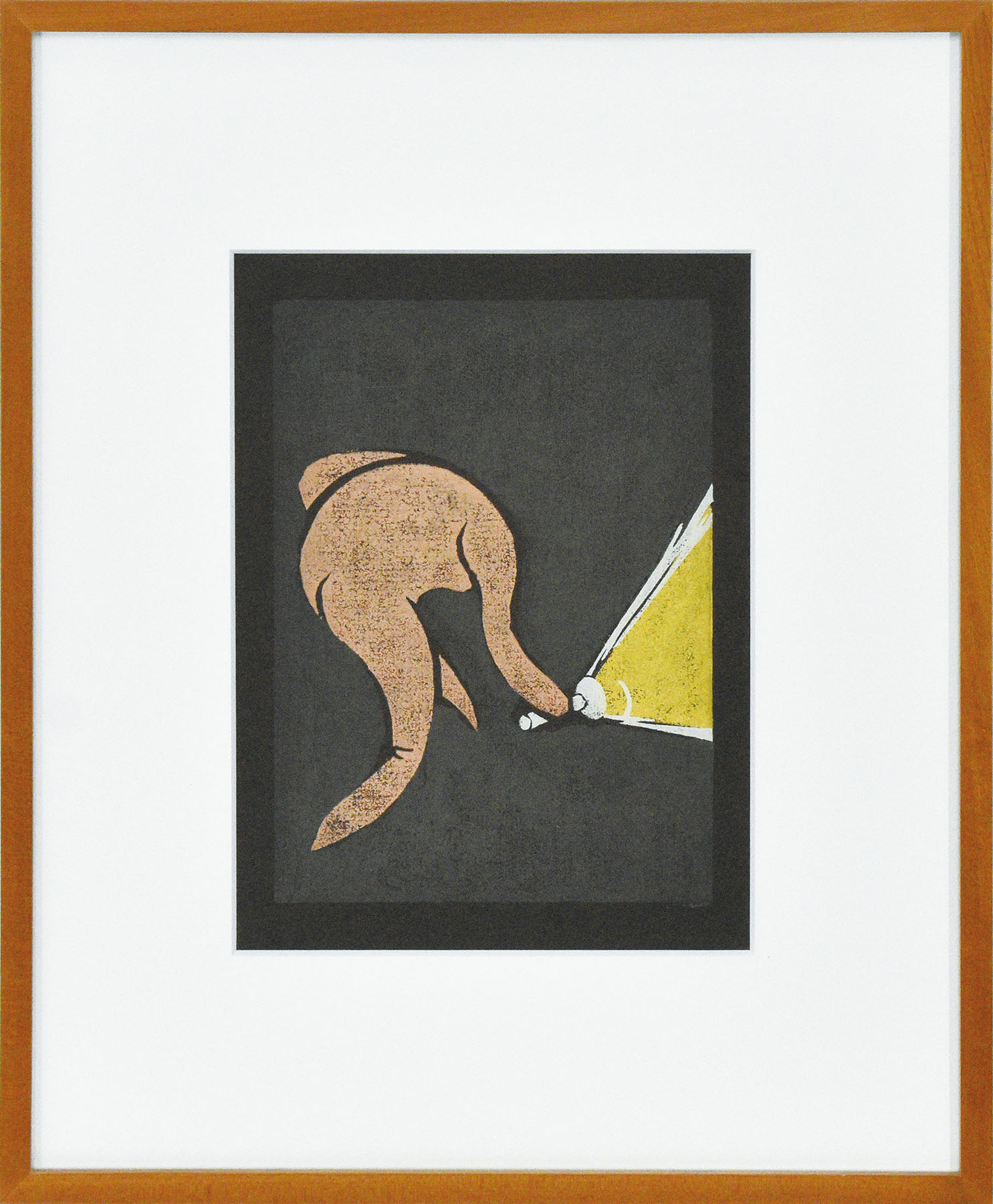 名嶋憲児版画額「闇」 | Natsume Books