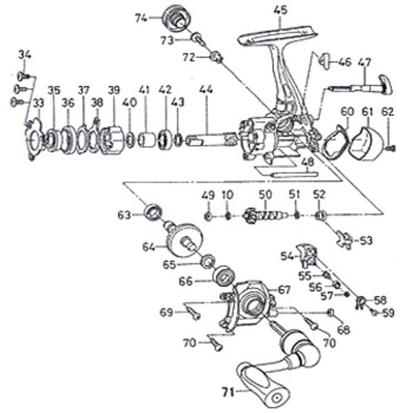 ダイワ(Daiwa) パーツ:SCプレッソ スピニングリール ドライブギヤW