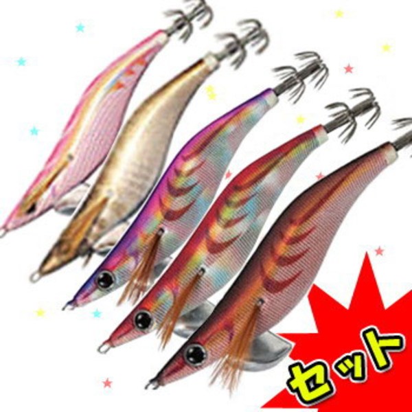 ヤマシタ(YAMASHITA) ☆エギ王 Q LIVE 厳選釣れ筋カラー お買得5本