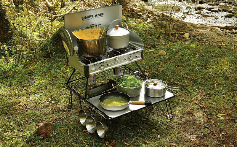 ユニフレーム(UNIFLAME) フィールドラックブラック×3+コンプレッション