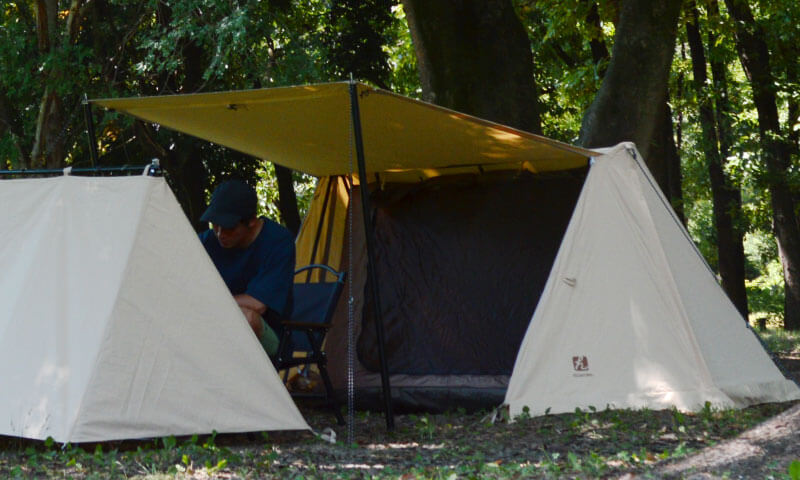 Hilander(ハイランダー) ハンガーフレームシェルター クロシェト ポリ