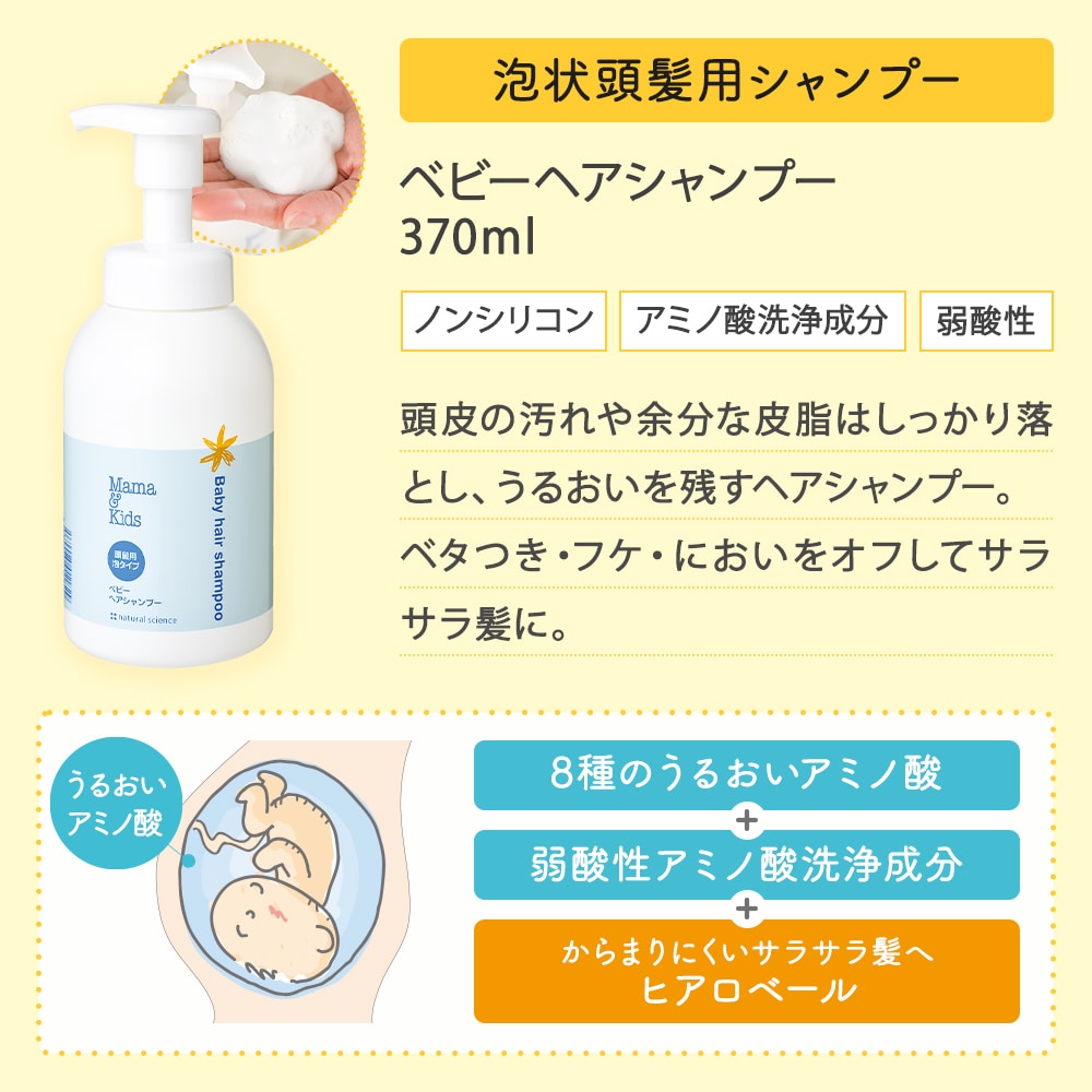 特別限定】ママ＆キッズ ベビー洗浄スタートセット｜敏感肌向け