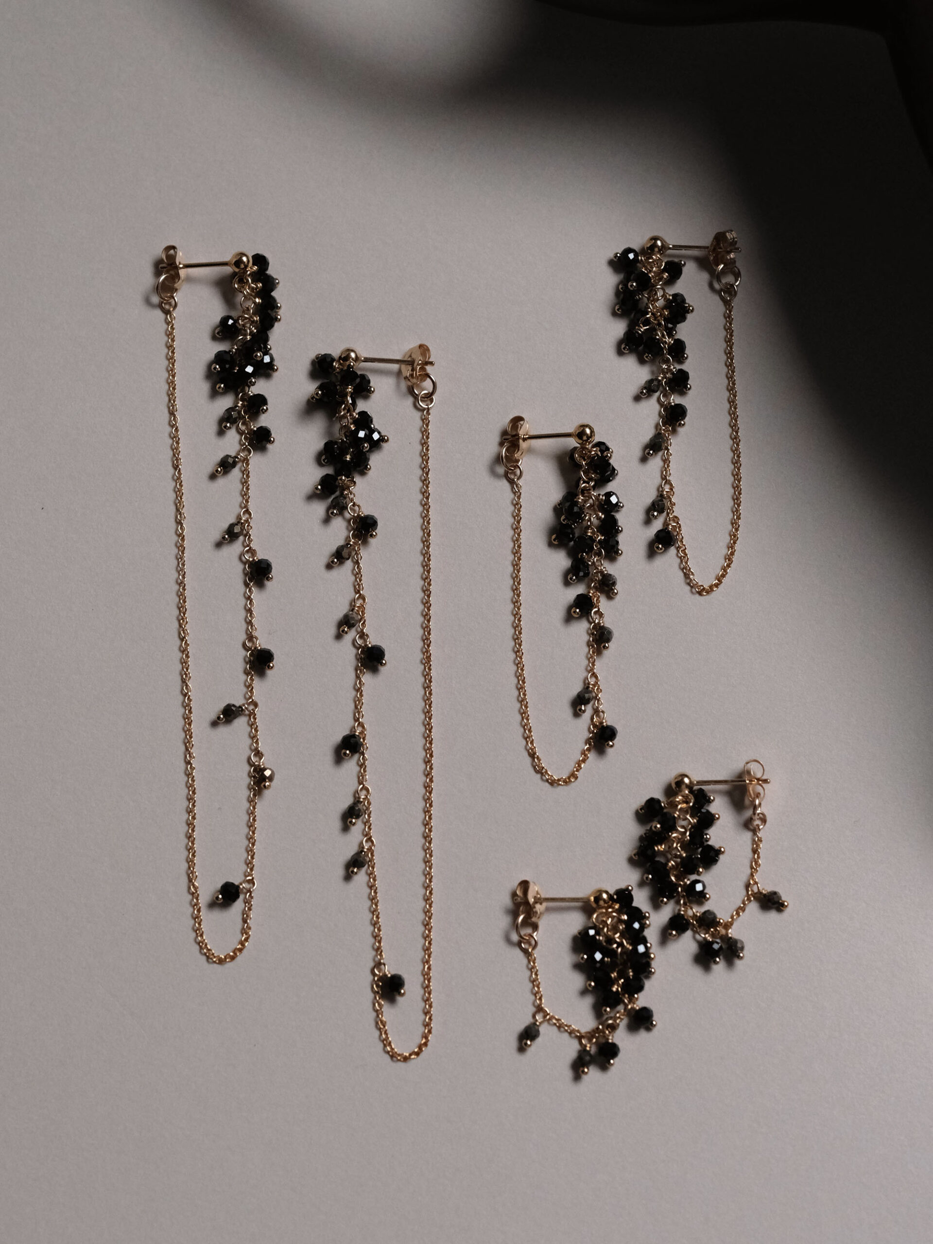 Bloody Mary ミッドナイトピアス ブラックスピネル ブラックルチニウム