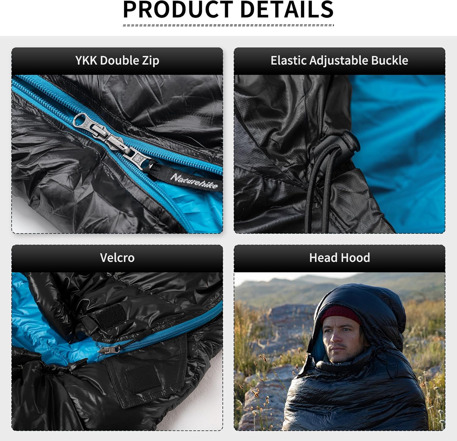 CW™400 Down Ultralight Sleeping Bag 41°F / 5°C - Naturehike