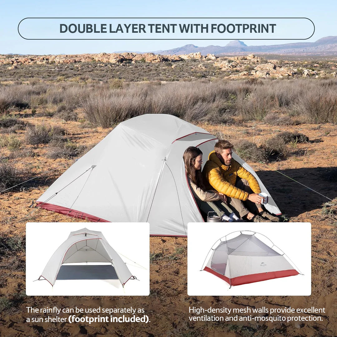 Cloud Up™ 3-Person Ultralight Backpacking Tent | Naturehike