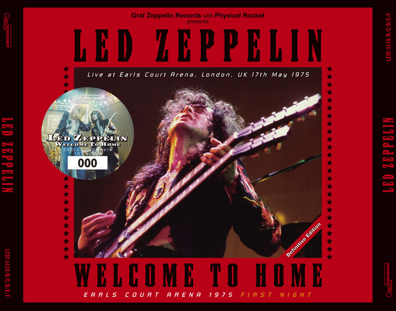 LED ZEPPELIN - WELCOME TO HOME: EARLS COURT 1975 1ST NIGHT (6CD
