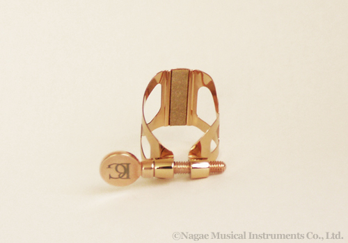 BG E♭クラリネットリガチャー＆キャップ Tradition ローズゴールド