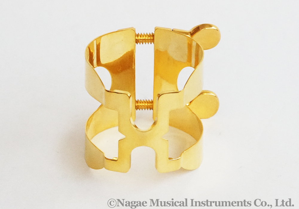 ハリソン バリトンサックスリガチャーグローバル復刻版 ゴールド GP