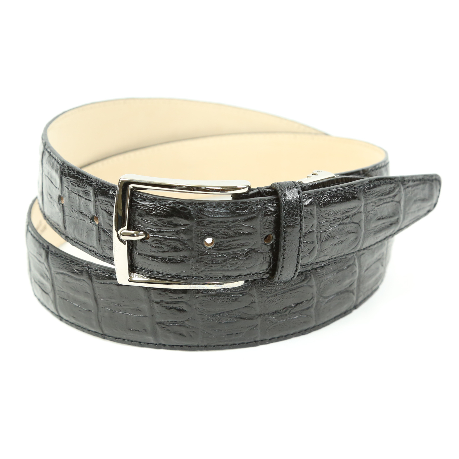 イタリア製ベルト クロコ型押し｜シャツ・ネクタイなどメンズアパレル