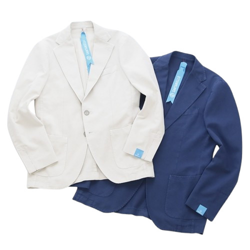 SANTANIELLO サンタニエッロ [春夏] コットンリネンジャケット ICE GAB