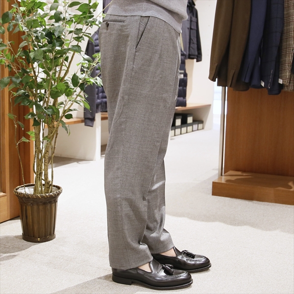 BERWICH ベルウィッチ [秋冬] サキソニーストレッチウールパンツ ピン