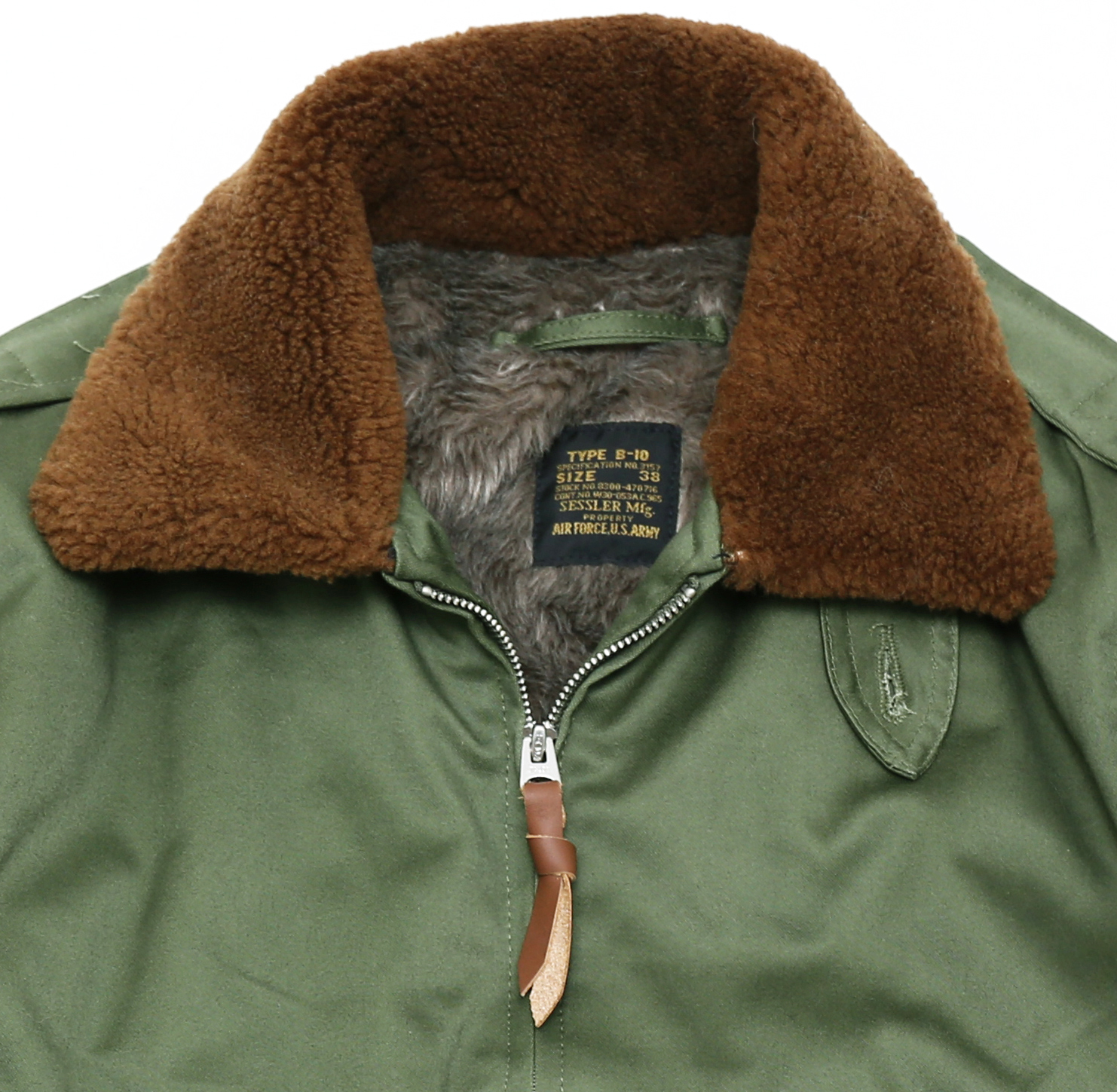 TYPE B-10 ミリタリーショップ 革ジャン 中田商店