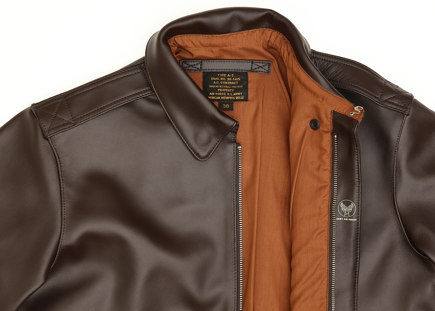 MORGAN MEMPHIS BELLE TYPE A-2 ミリタリーショップ 革ジャン 中田商店