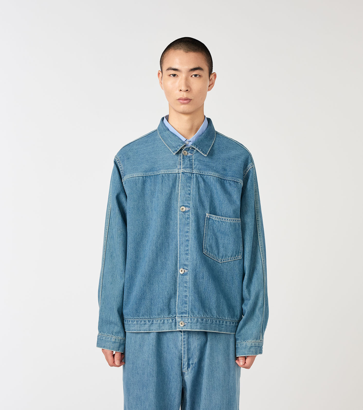 nanamica / Short Denim Jacket