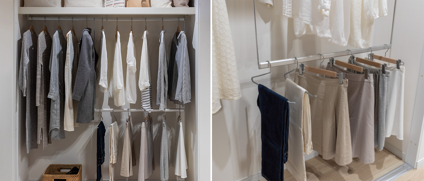 棚収納パーツ | ハンガーパイプセット | 収納なら南海プライウッド