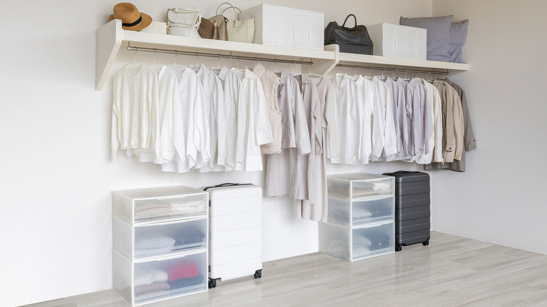 押入れ収納・クローゼット収納 | 枕棚セット | 収納なら南海プライウッド