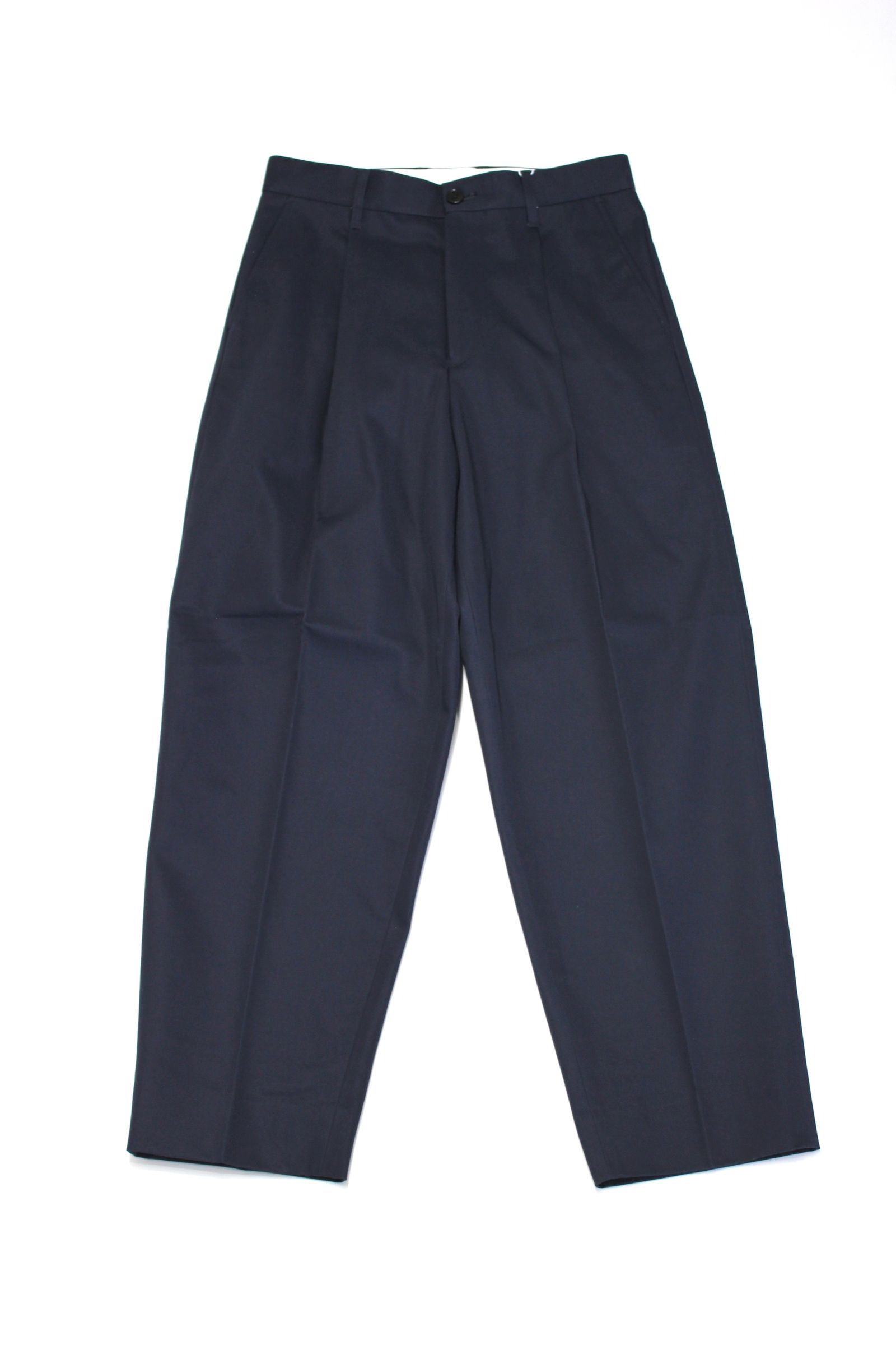 UNIVERSAL PRODUCTS - COTTON 1TUCK TROUSERS/コットン1タック