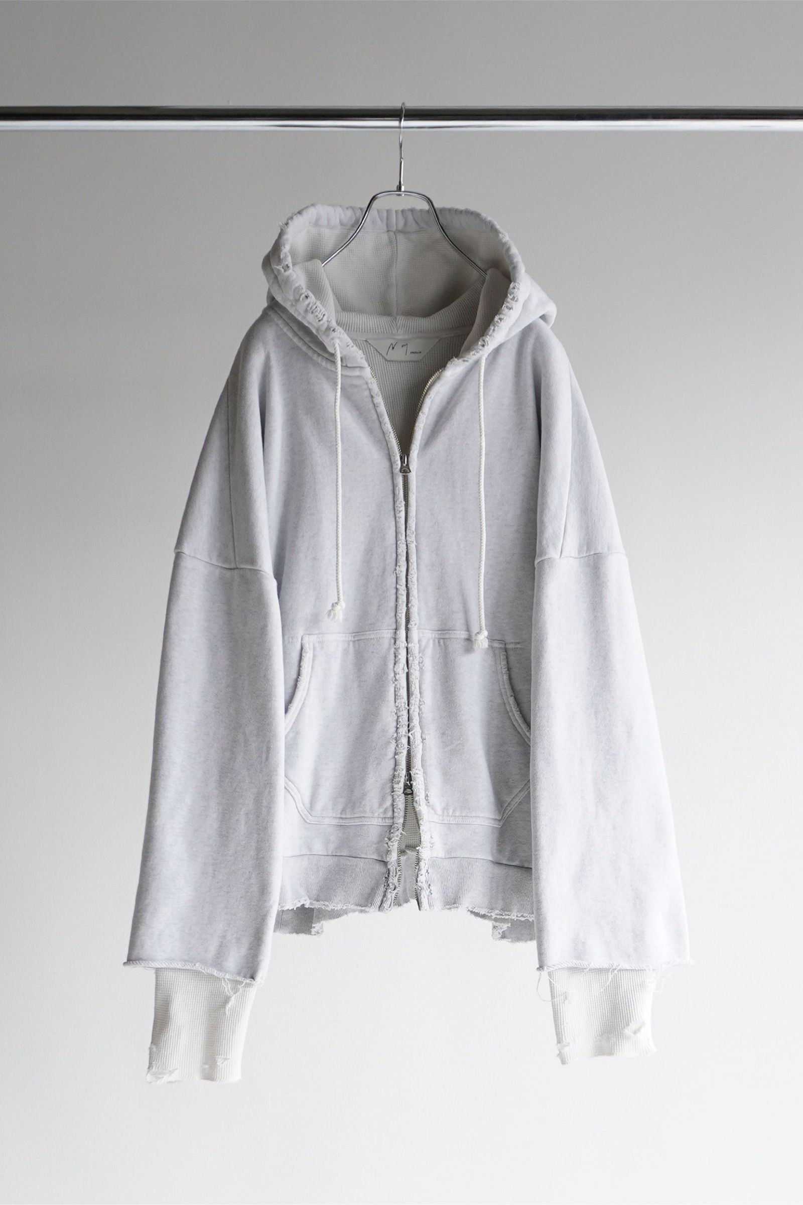 ANCELLM - ZIP-UP HOODIE/WHITE | NapsNote