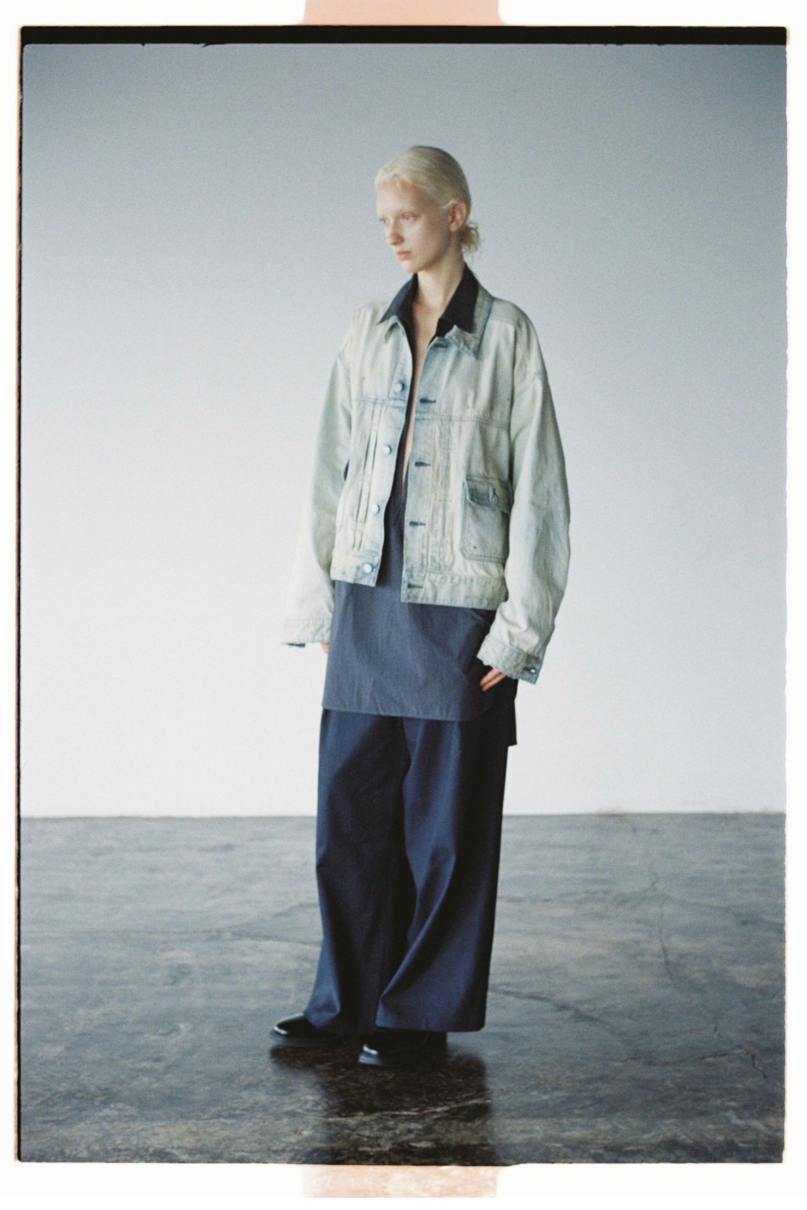 ANCELLM - CRASH DENIM JACKET type-2/INDIGO | NapsNote