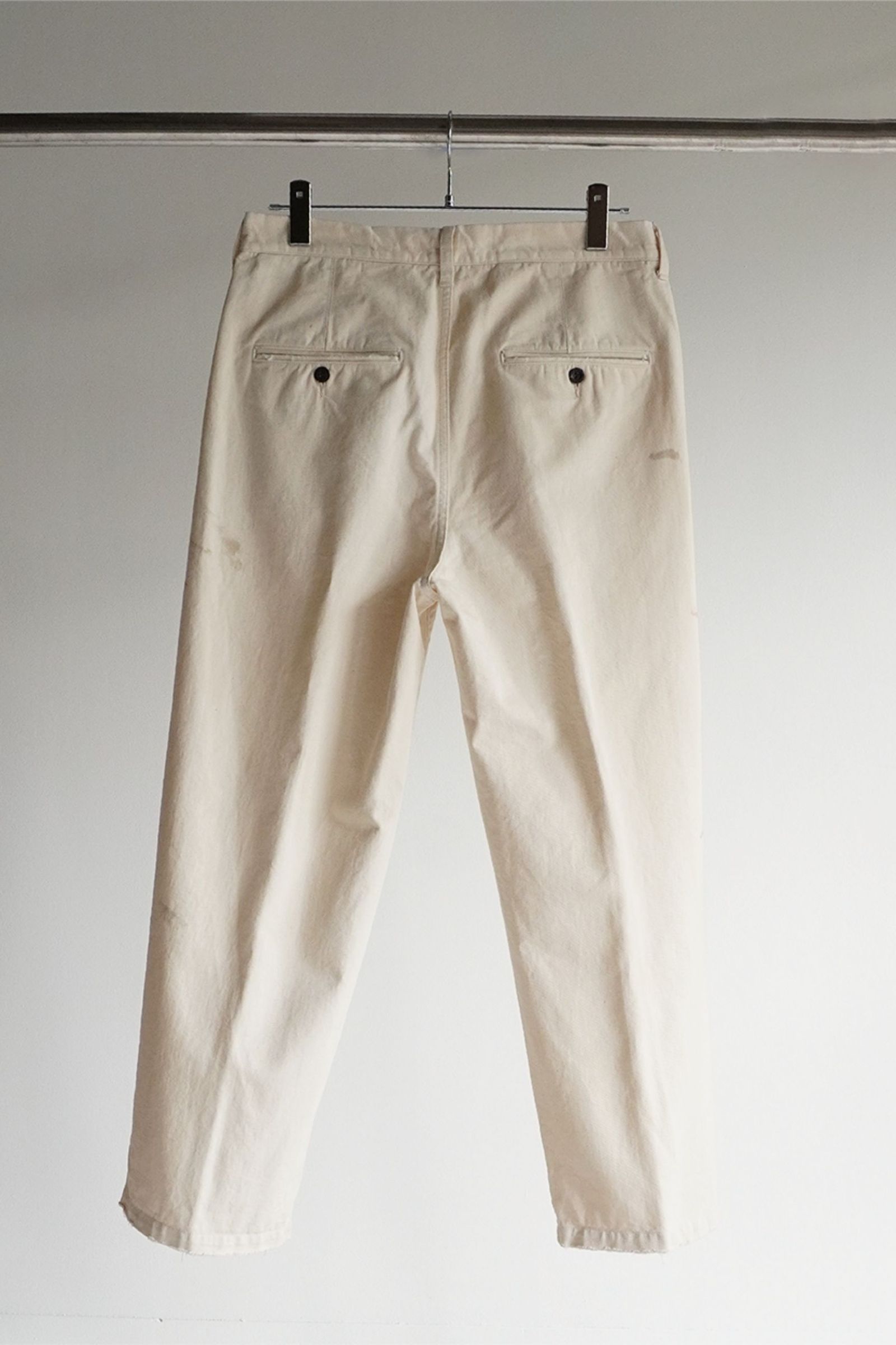 ANCELLM - PAINT CHINO TROUSERS/BEIGE | NapsNote