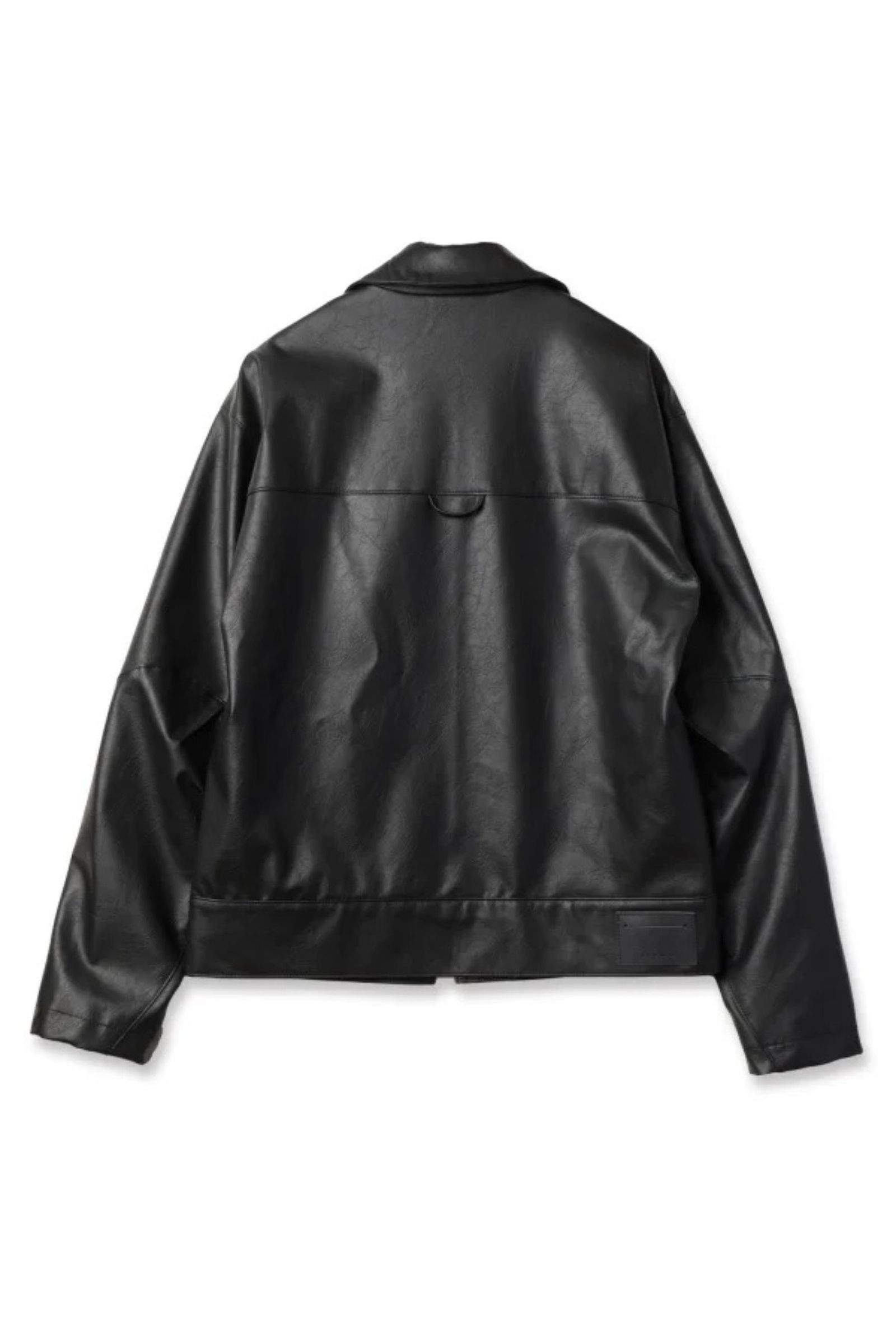 JIEDA - VEGAN LEATHER JACKET | BLACK | ヴィーガンレザージャケット