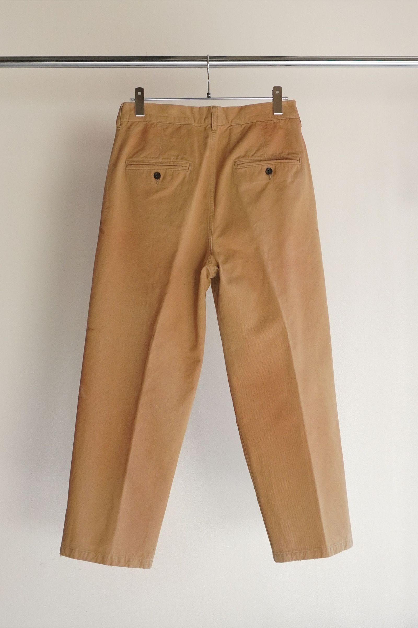 ANCELLM - PAINT CHINO TROUSERS | BEIGE | チノ | NapsNote