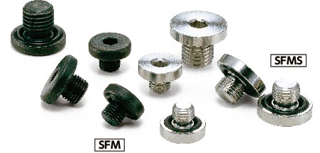 SFMS-M8-CS｜フランジ付き六角穴付きスクリュープラグ Mねじの呼び M8