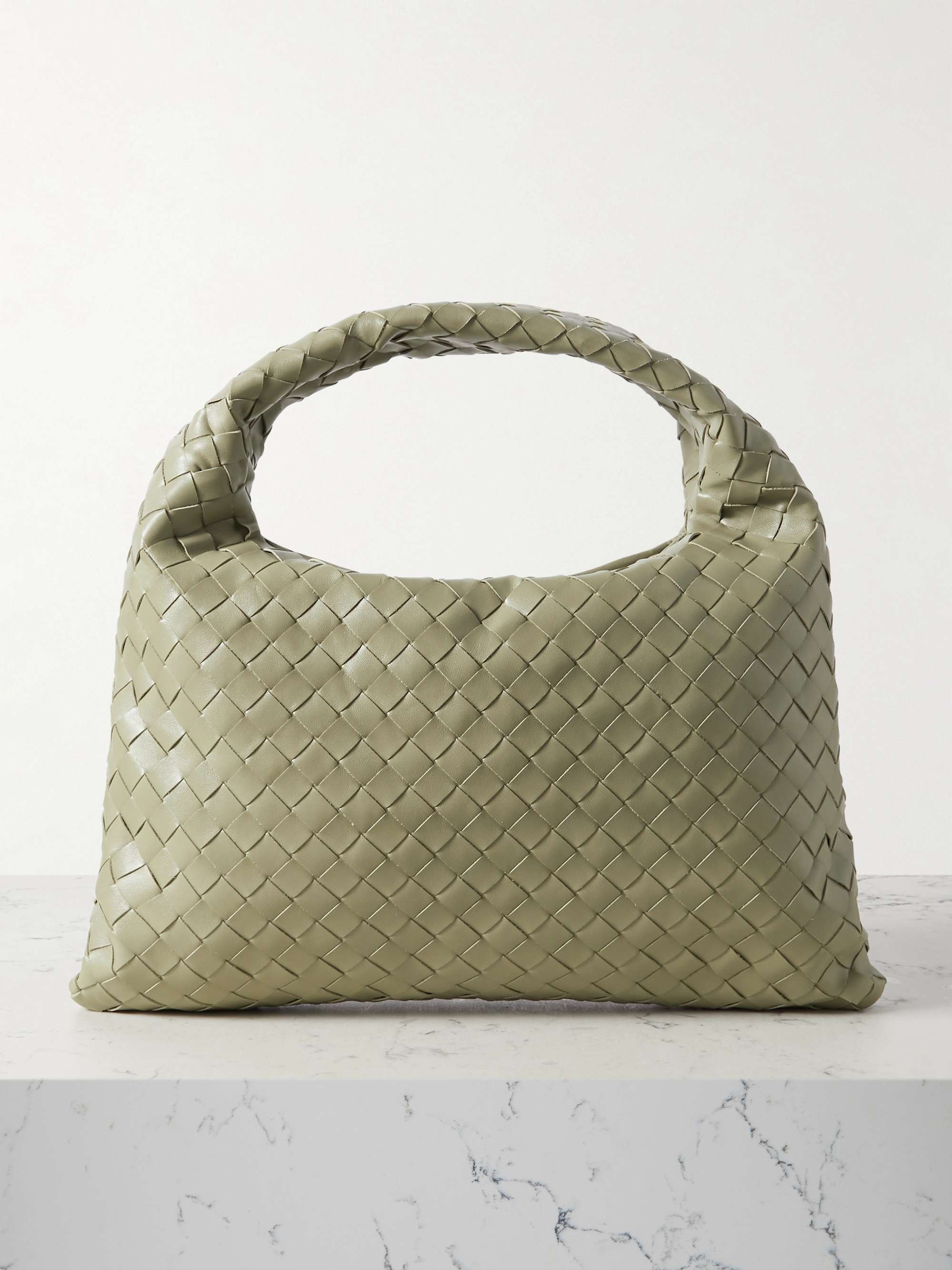 BOTTEGA VENETA Hop small intrecciato leather tote | NET-A-PORTER