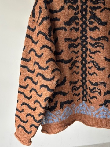 KAPITAL (キャピタル) 7Gウール ネパールタイガークルーセーター s.t.c