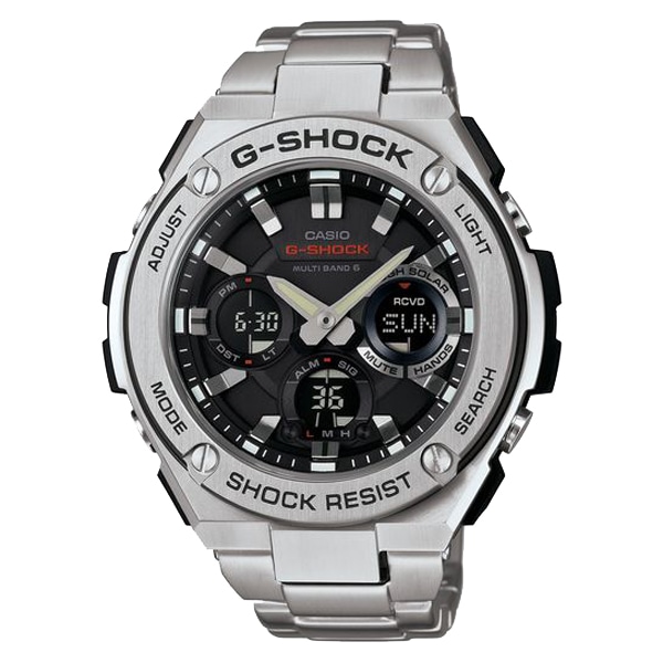 G-SHOCK G-STEEL GST-W110-1AJF 電波ソーラー(ブラック): G-SHOCK