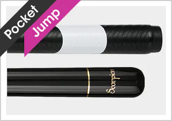 良品】ビリヤード キュー Adamスコーピオン ロゴ入りキャップ&ケース