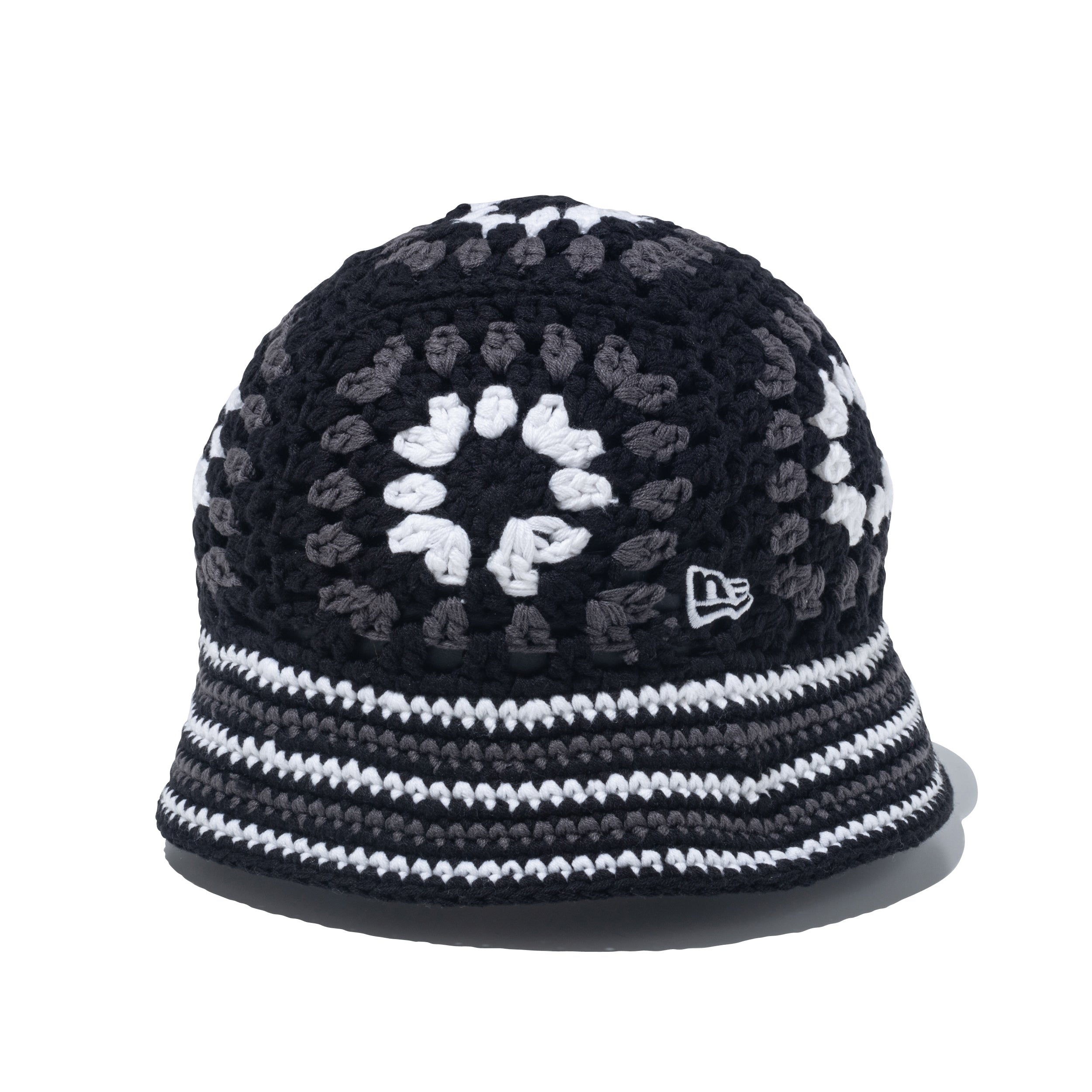 クロシェ ニットバケット ブラック/グレー/ホワイト | ニューエラ