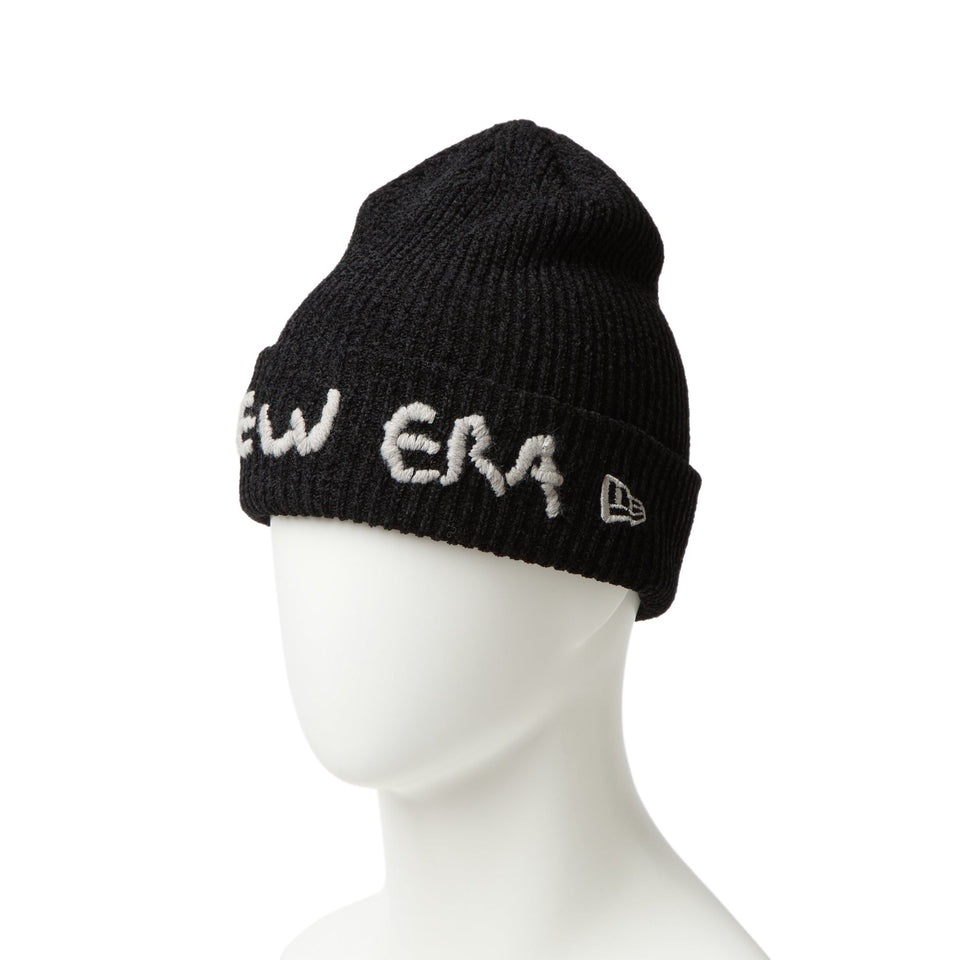 ベーシック カフニット モールヤーンニット ブラック | ニューエラ