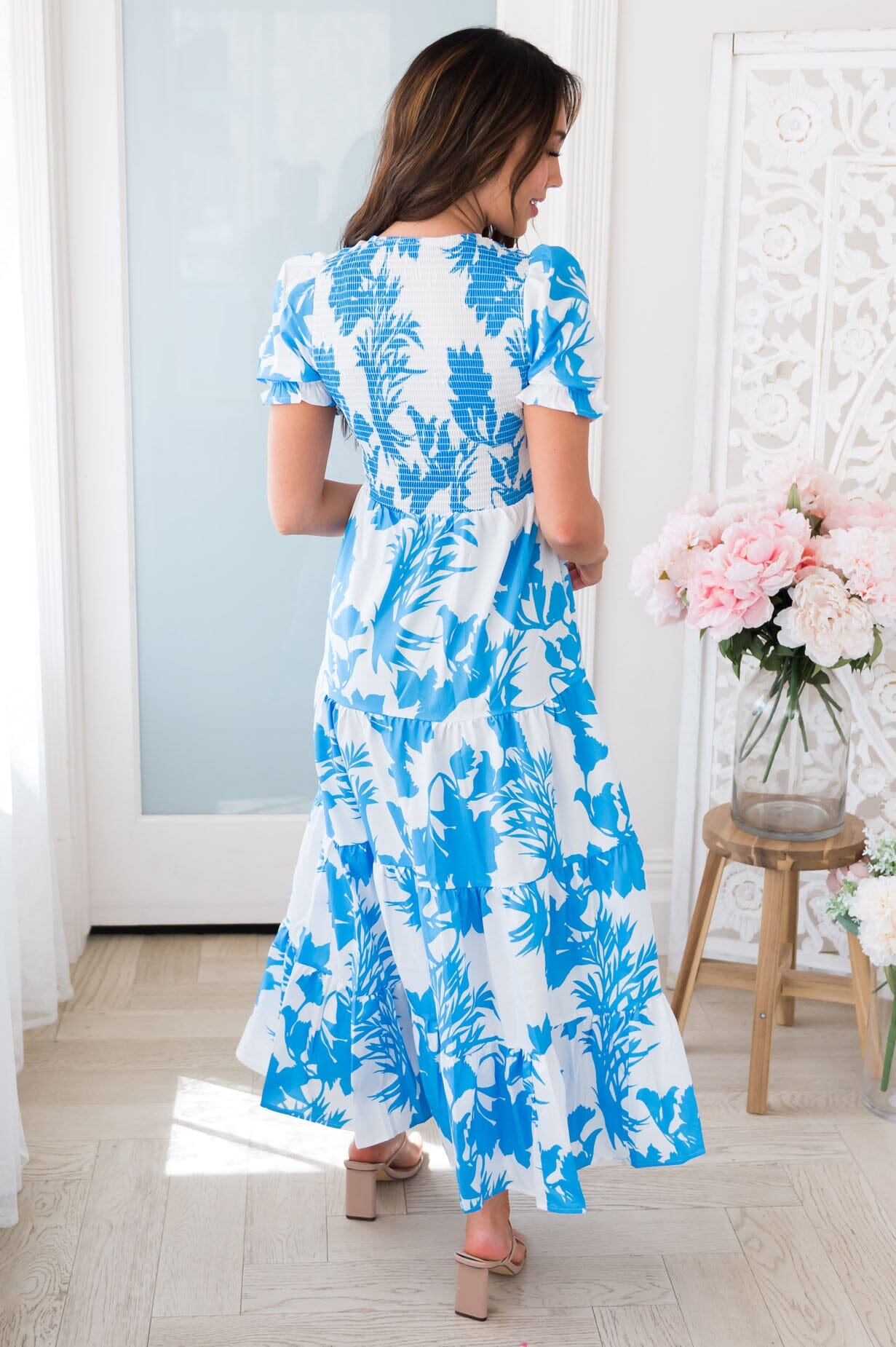 The Prudence Modest Floral Dress