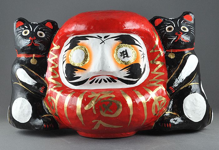 招き猫 多摩張り子 会田