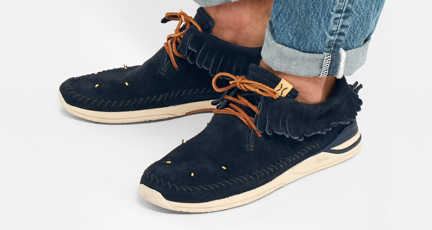 The Visvim Maliseet Shaman-Folk Beaded Suede is Made for Trekking