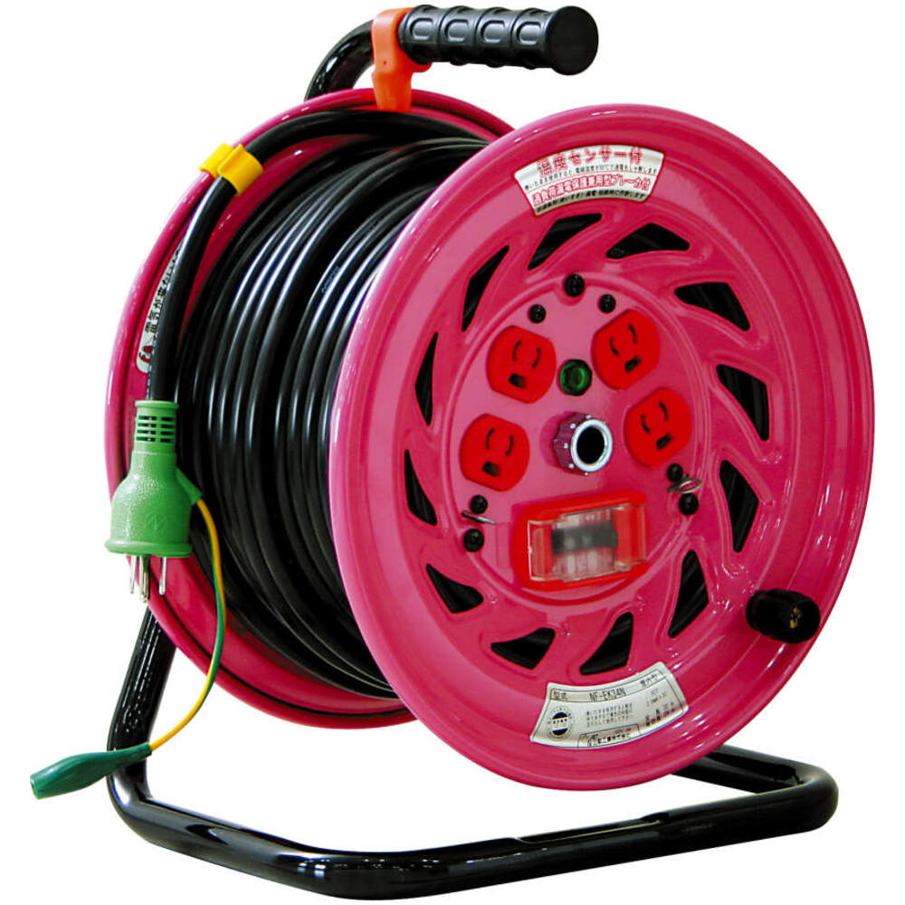 日動工業株式会社｜コードリール 100V 屋内用 温度センサー付 過負荷