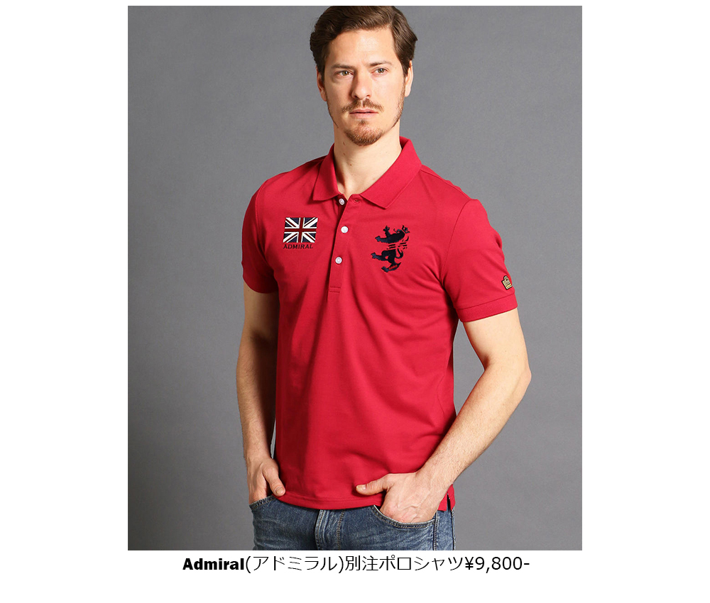 Admiral NICOLE CLUB FOR MEN 別注ポロシャツ COLOR VARIATION