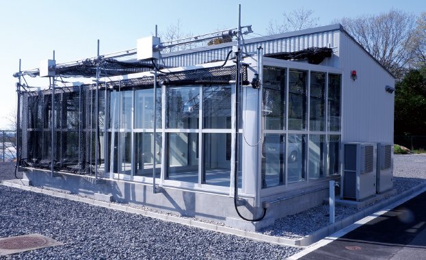 バイオサイエンス分野｜ バイオハザードレベルP1 温室 〈閉鎖系温室