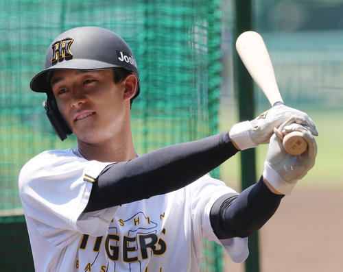 阪神】小幡竜平が3試合連続アーチに挑む「いい準備」シート打撃などで