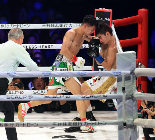 ボクシング】中谷潤人がデビュー30連勝で3度目防衛「みなさん