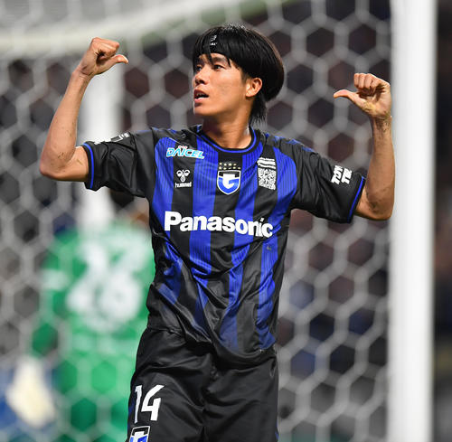 ガンバ大阪 30周年記念ユニフォーム【14.福田 湧矢】 ガンバ大阪 30