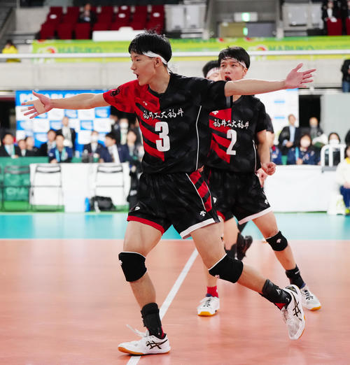 春高バレー】福井工大福井、県勢最高準V「3年で伸びた量負けない