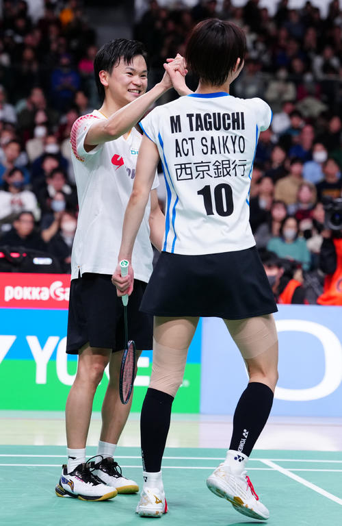 バドミントン】田口真彩＆渡辺勇大組が全日本総合初V「戻ってきました