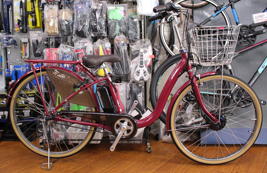 ブリヂストンの電動アシスト自転車フロンティア デラックスが入荷