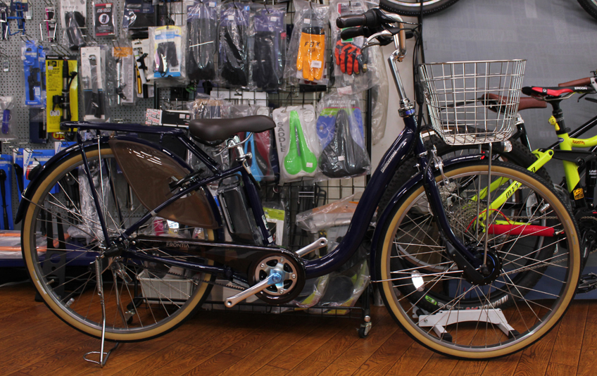 ブリヂストンの電動アシスト自転車フロンティア デラックスが入荷