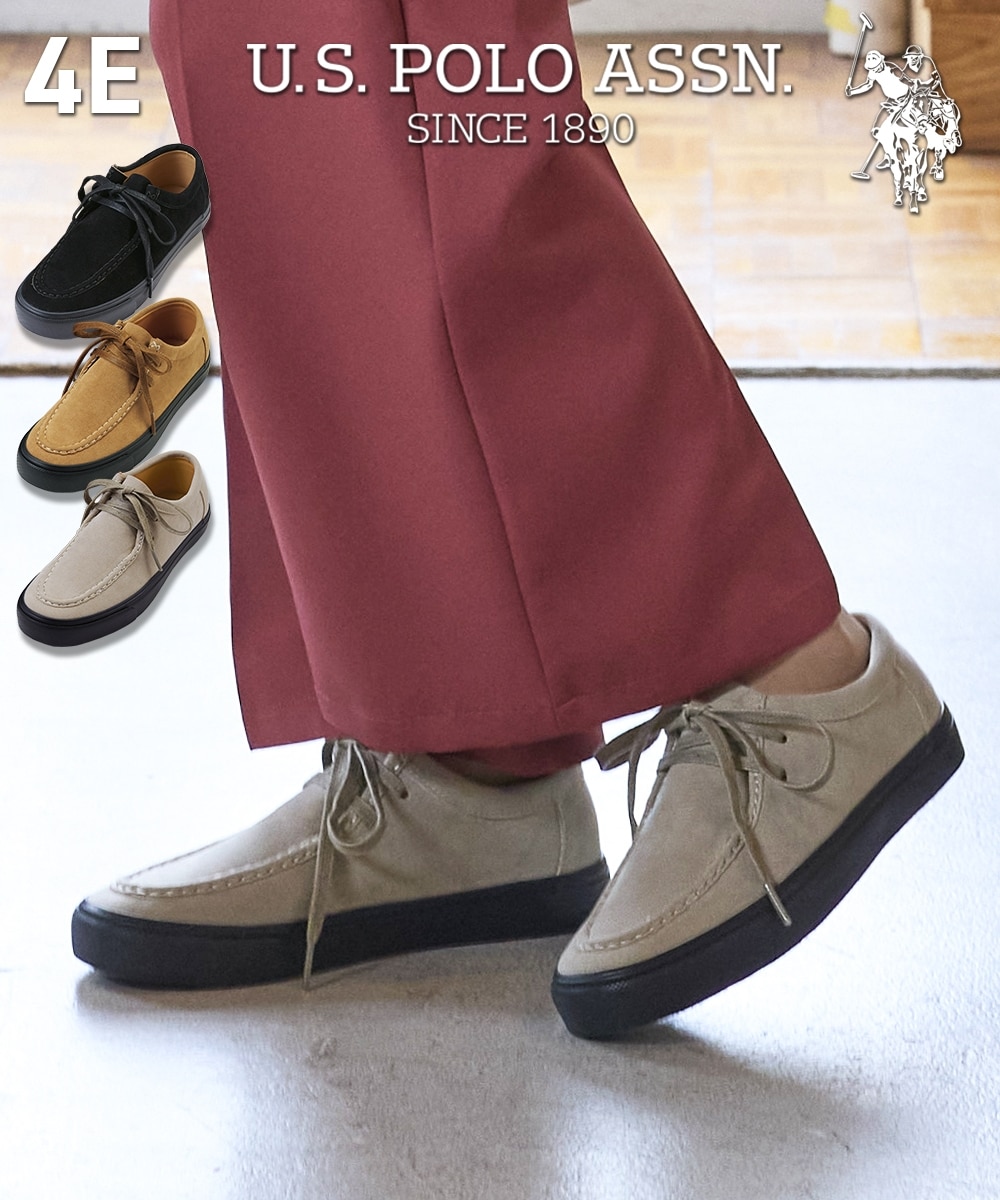 ゆったり幅広】U.S. POLO ASSN.（ユーエスポロアッスン）モカシン